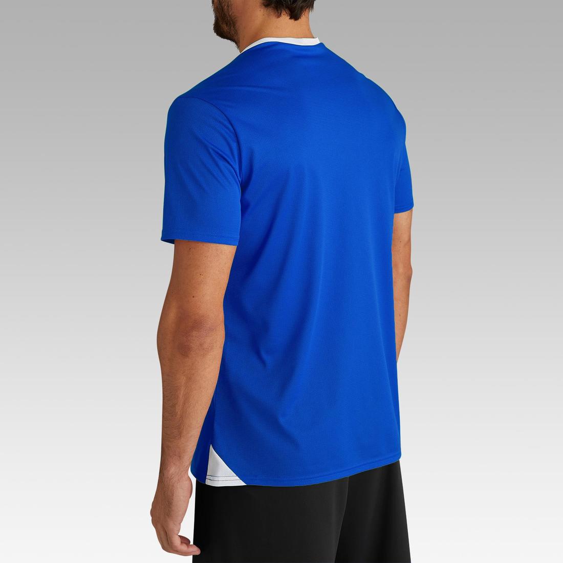 Camiseta de fútbol Adulto Kipsta F100 azul - Image 4