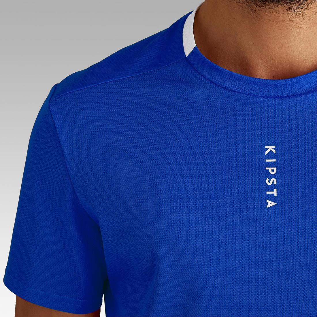 Camiseta de fútbol Adulto Kipsta F100 azul - Image 6
