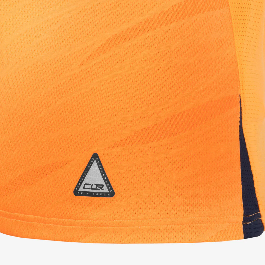 Camiseta de fútbol CLR adulto manga corta Naranja y azul marino - Image 8