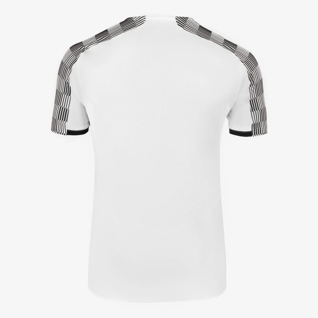CAMISETA DE FÚTBOL MANGA CORTA VIRALTO CUADRICULADO BLANCO Y NEGRO - Image 6