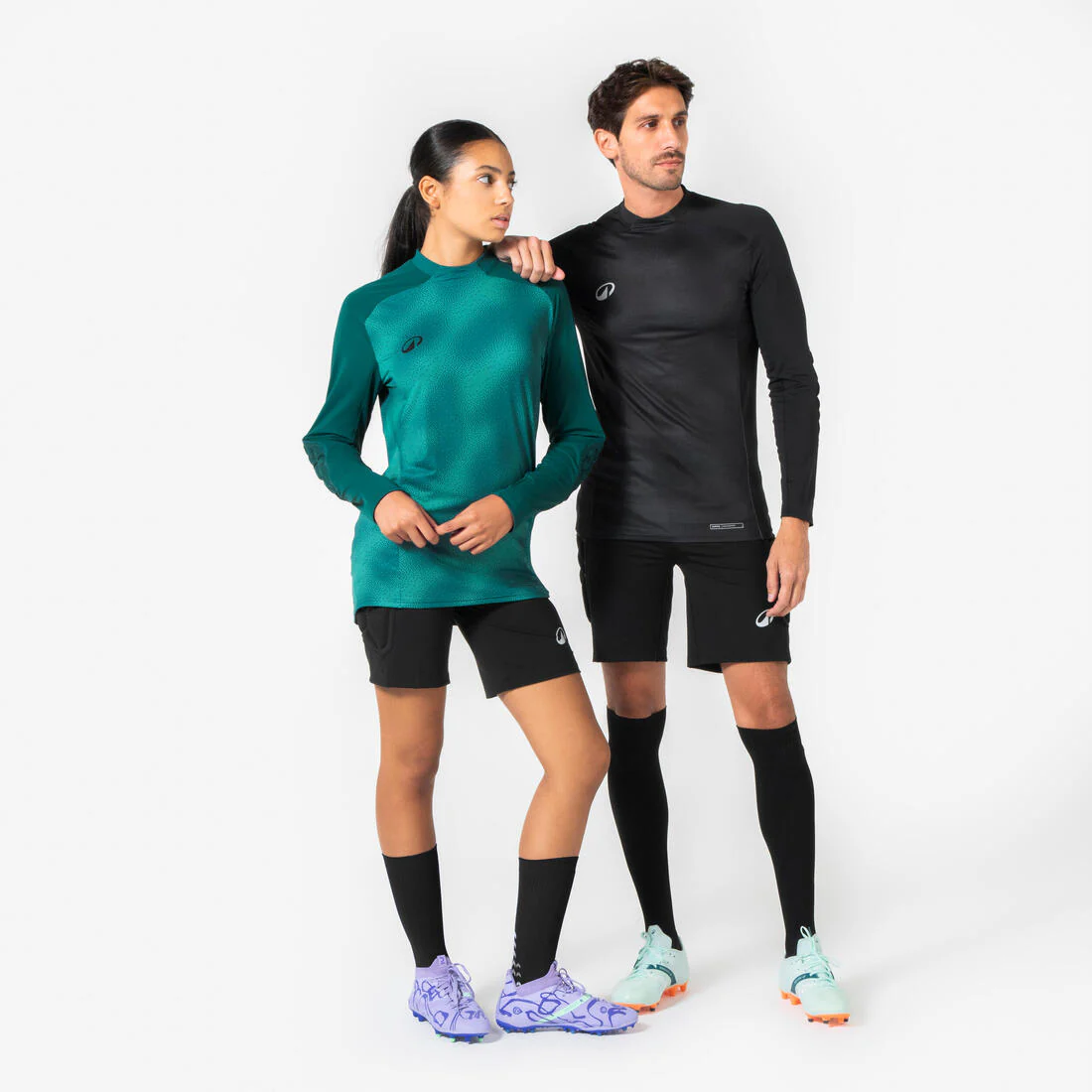Camiseta de portero de fútbol con protecciones adulto, F500 - Image 2
