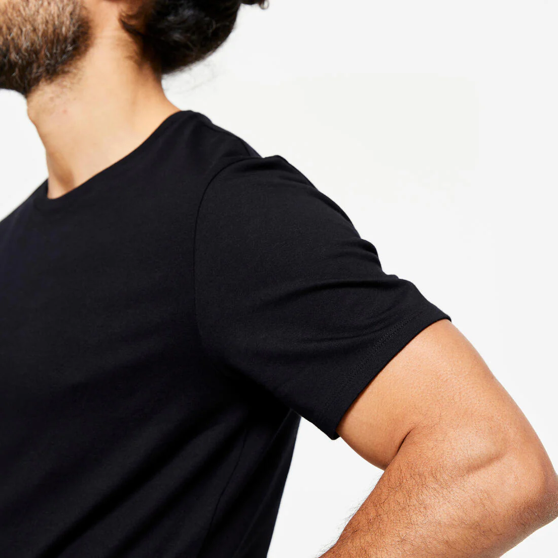 Camiseta manga corta Fitness 63% algodón slim Hombre - Image 14