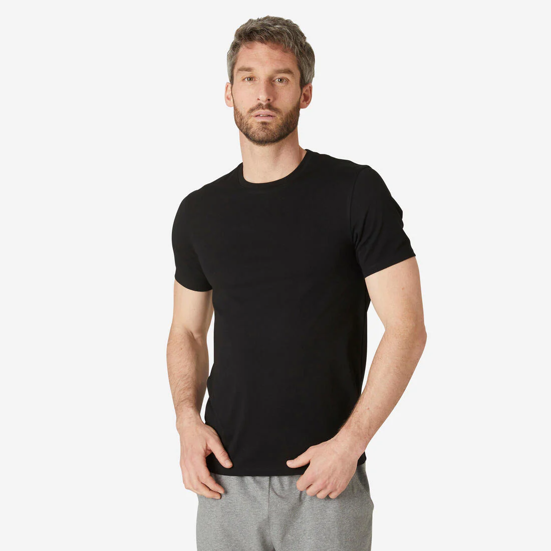 Camiseta manga corta Fitness 63% algodón slim Hombre - Image 31