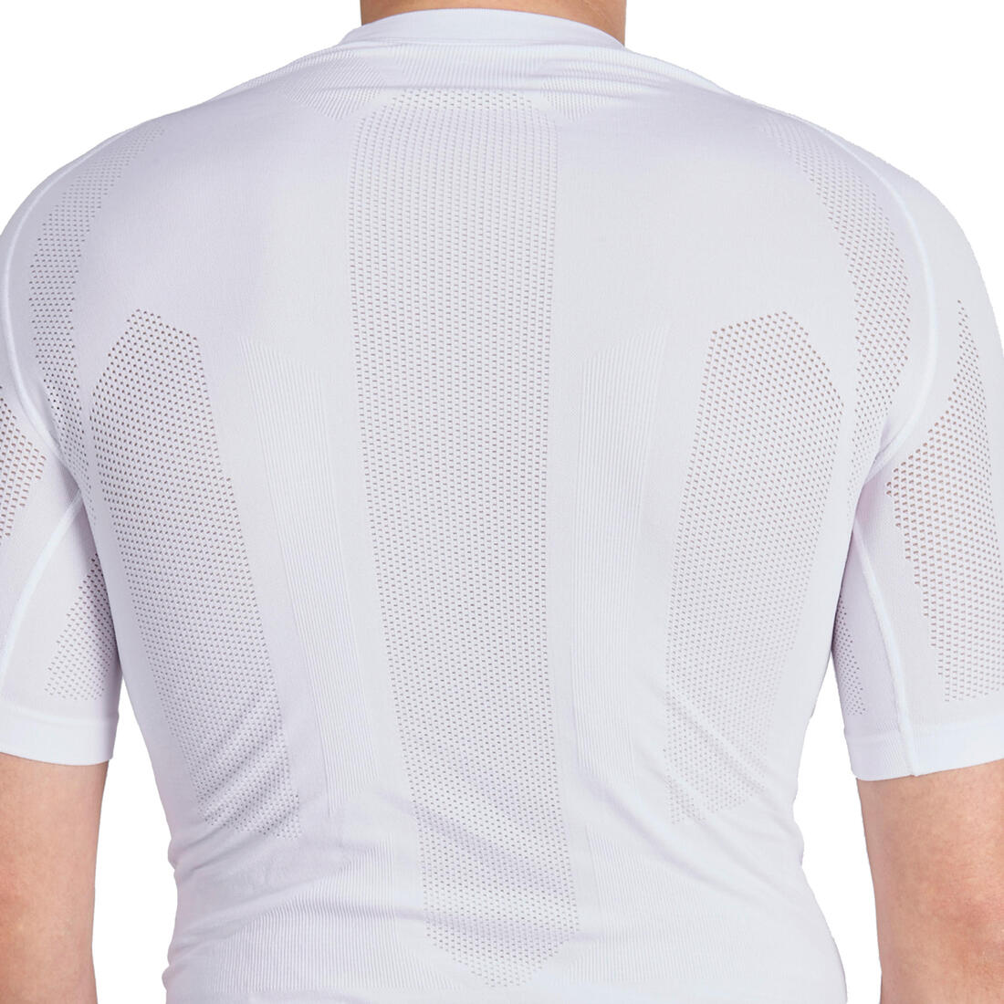 Camiseta interior de ciclismo manga corta adulto Van Rysel entretiempo blanca - Image 3