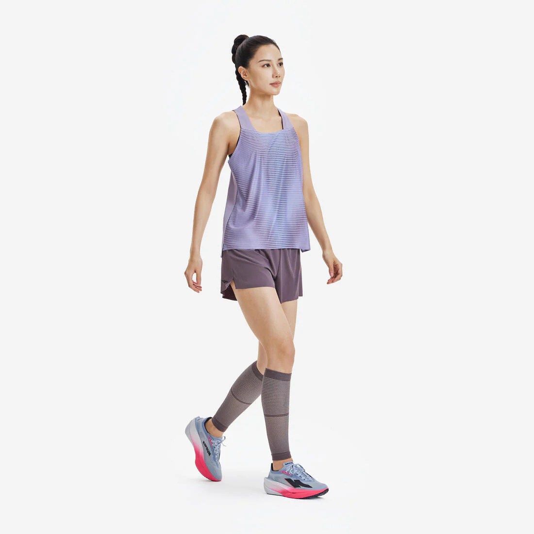 Camiseta sin mangas Running ligera Mujer, Kiprun Run 900 Violeta