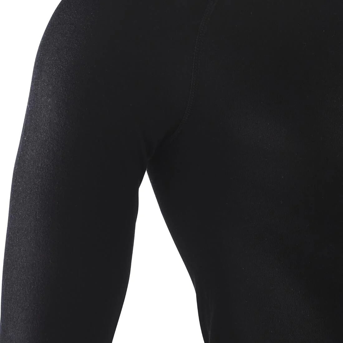 Camiseta térmica de ciclismo manga larga adulto Essential negro - Image 3
