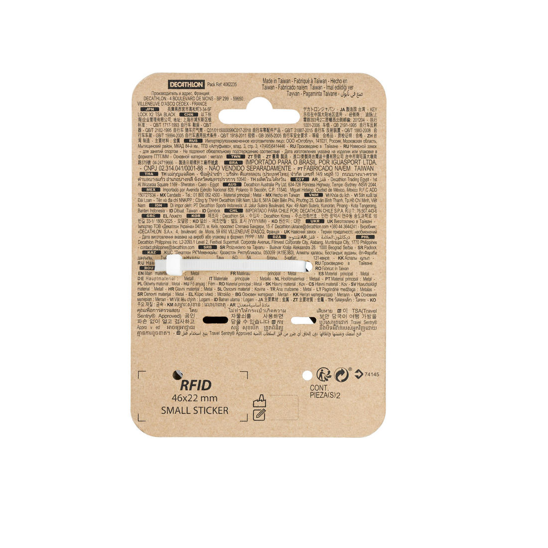 Candados TSA con llave para viaje. Pack de 2 - Image 6