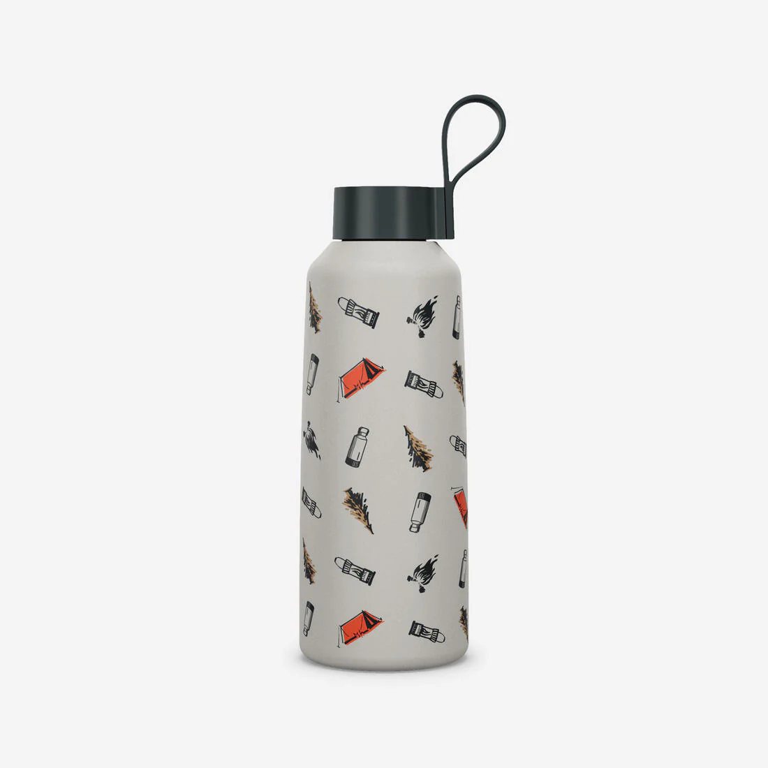 Cantimplora de montaña y trekking acero inoxidable 1L tapon rosca Quechua MH100 - Image 6
