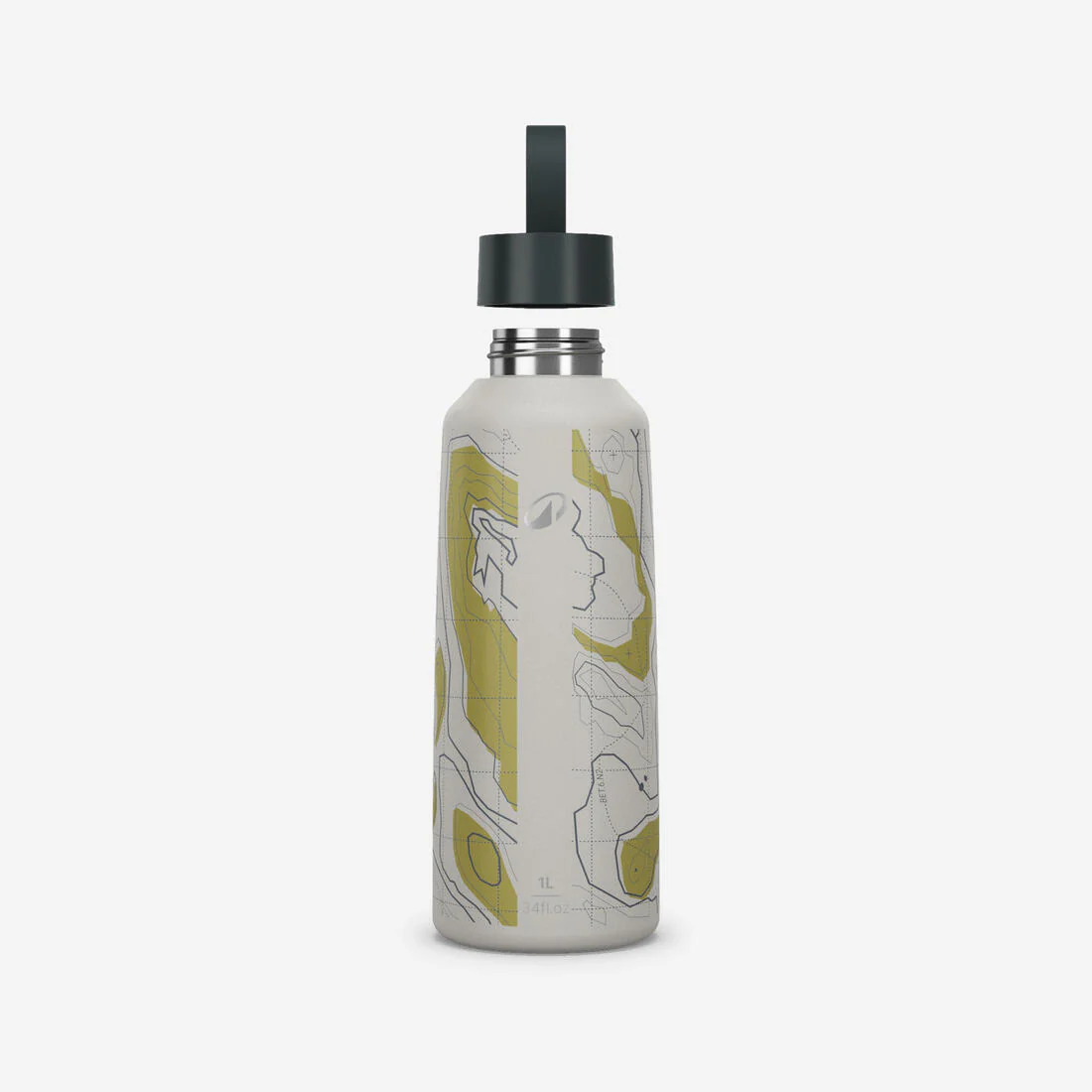 Cantimplora de montaña y trekking acero inoxidable 1L tapon rosca Quechua MH100 - Image 9