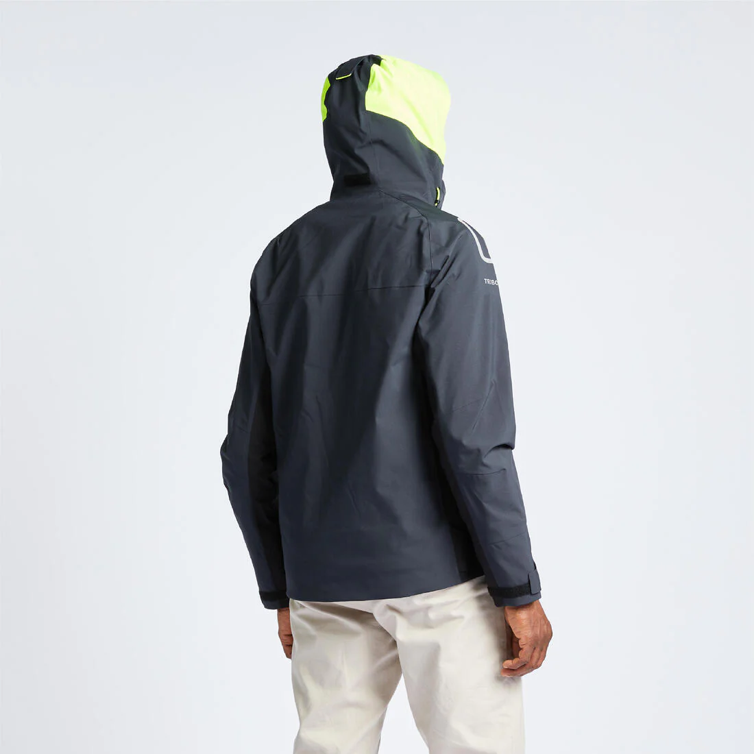 Cazadora impermeable Hombre Sailing 500 gris - Image 4