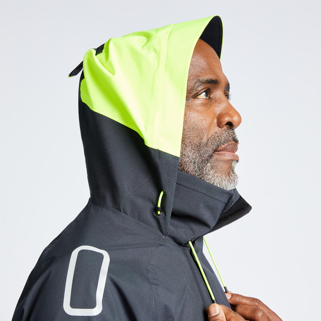 Cazadora impermeable Hombre Sailing 500 gris - Image 7