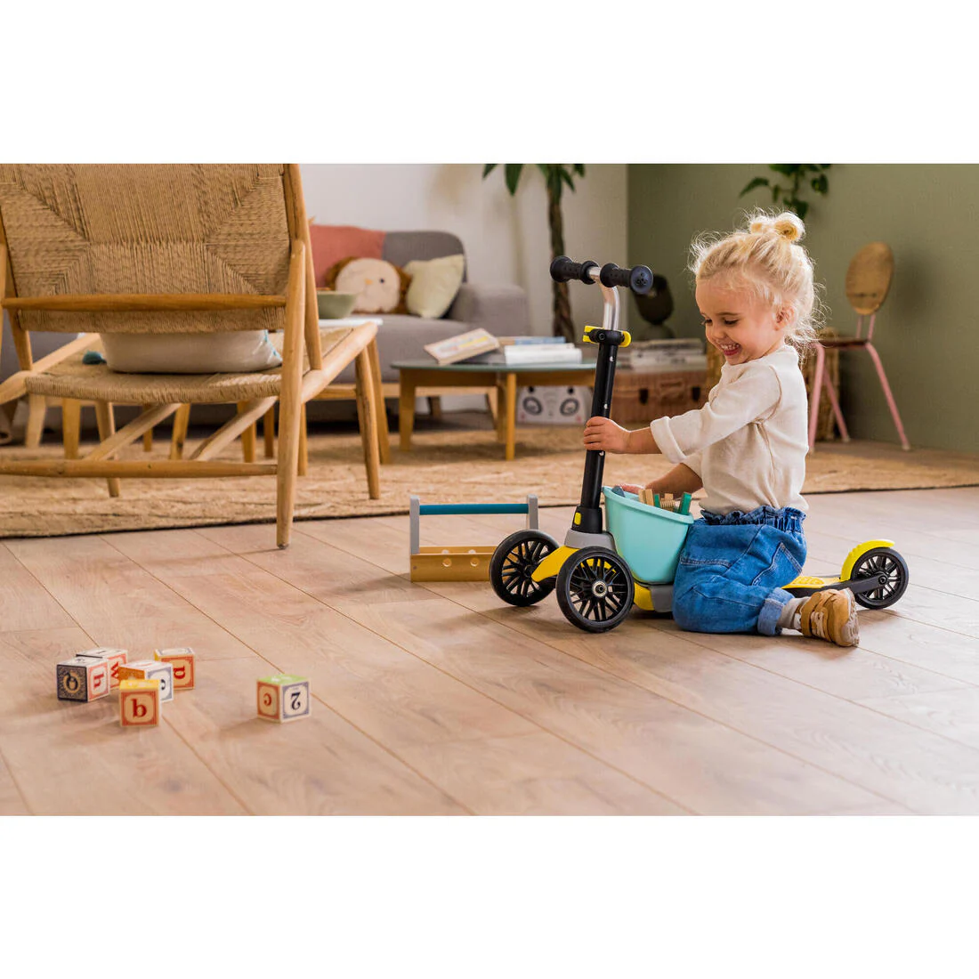 Cesta Patinete Niños Menta - Image 9