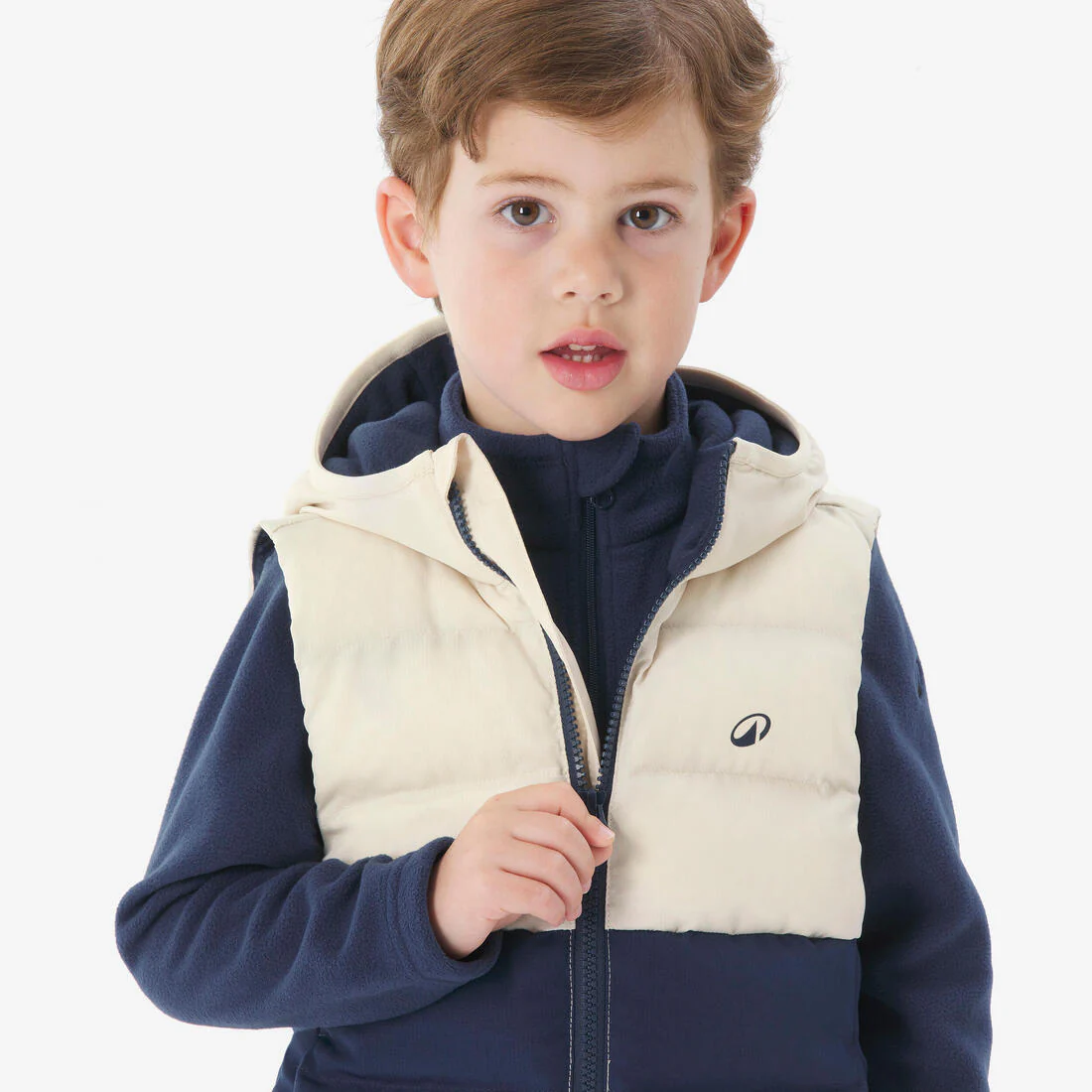 Chaleco acolchado de montaña y trekking con capucha Niños 2-6 años Quechua MH500 - Image 11