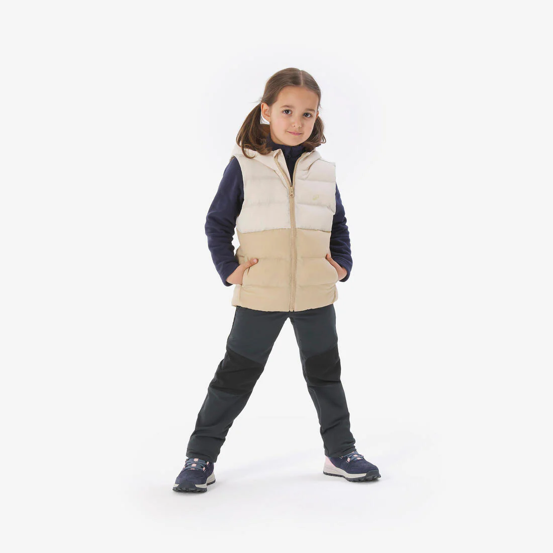 Chaleco acolchado de montaña y trekking con capucha Niños 2-6 años Quechua MH500 - Image 6