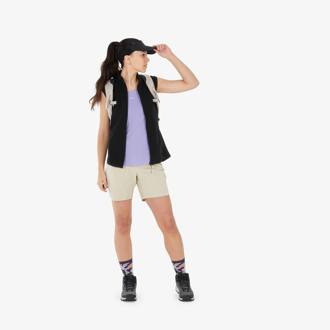 Chaleco polar de montaña y trekking Mujer Quechua MH100