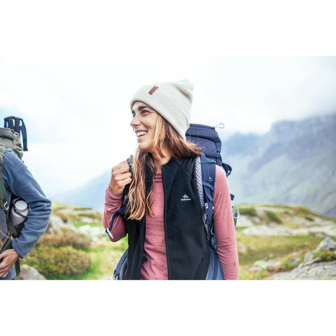 Chaleco polar de montaña y trekking Mujer Quechua MH100 - Image 6