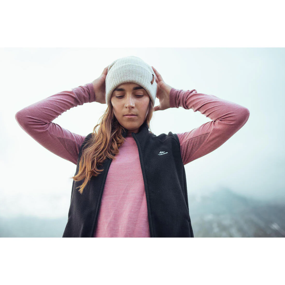 Chaleco polar de montaña y trekking Mujer Quechua MH100 - Image 8