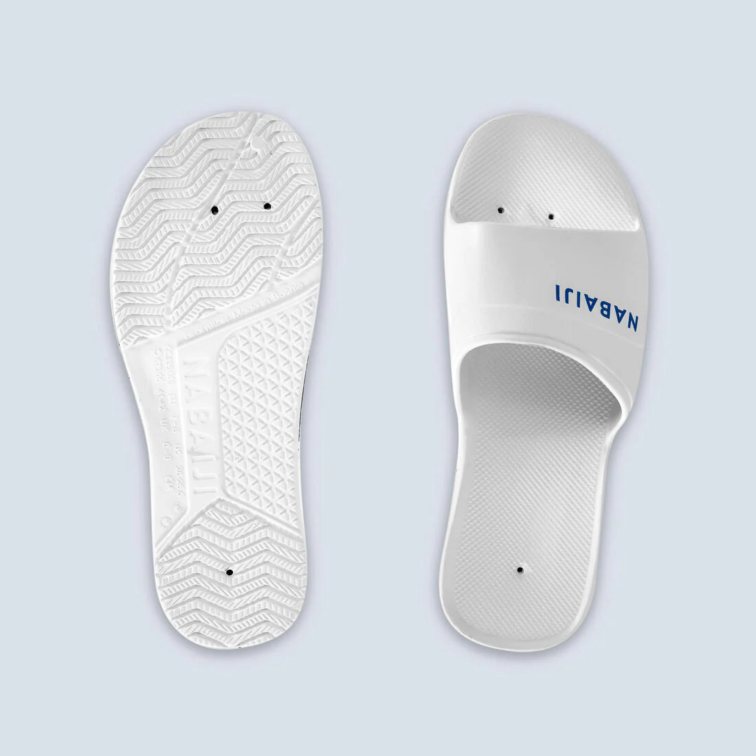 Chancla Piscina 100 Plus Hombre Blanco - Image 3