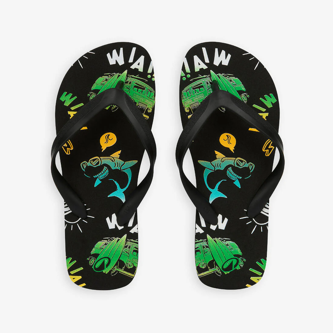Chanclas playa Niños dedo negro - Image 3