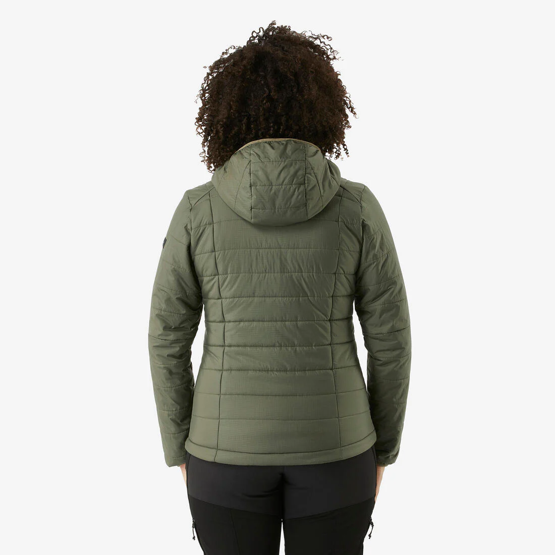 Chaqueta acolchada montaña y trekking con capucha Mujer Forclaz MT100 - Image 6