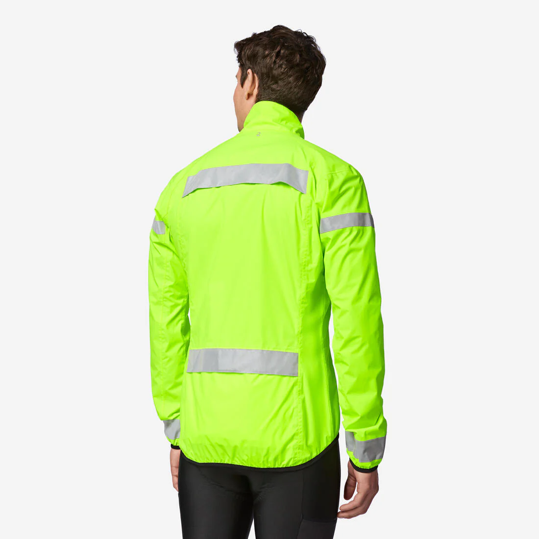 Chaqueta Ciclismo Carretera Hombre Visibilidad EN 17353 Manga Larga Impermeable - Image 3