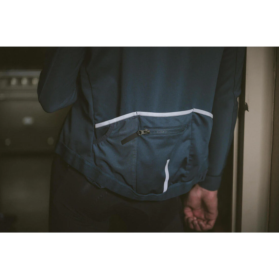 Chaqueta Ciclismo Carretera Racer 2 Hombre Esmeralda Invierno - Image 14