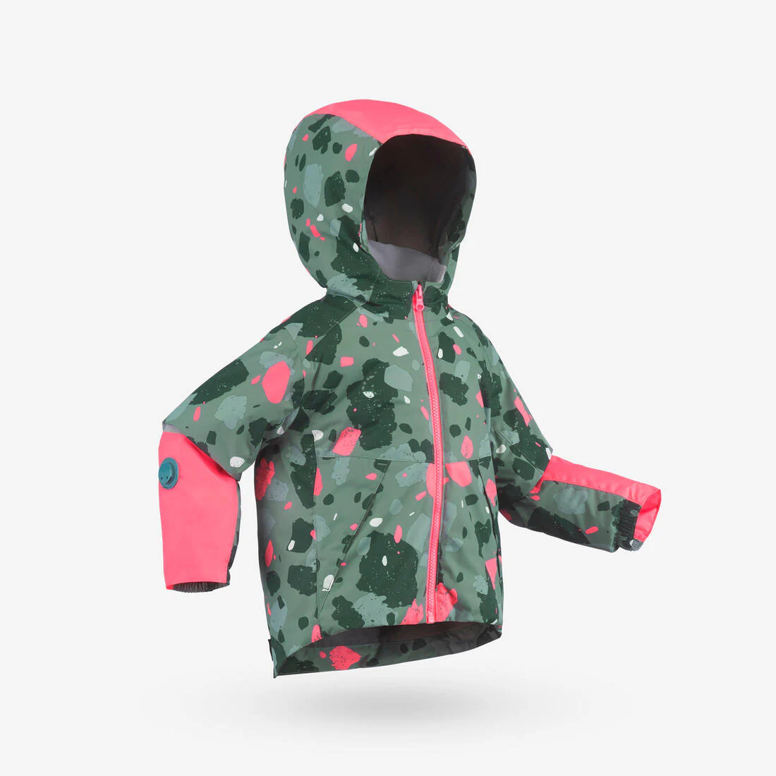 Chaqueta de esquí cálida y ajustable niños 1-5 años, 500 Toddler - Image 2