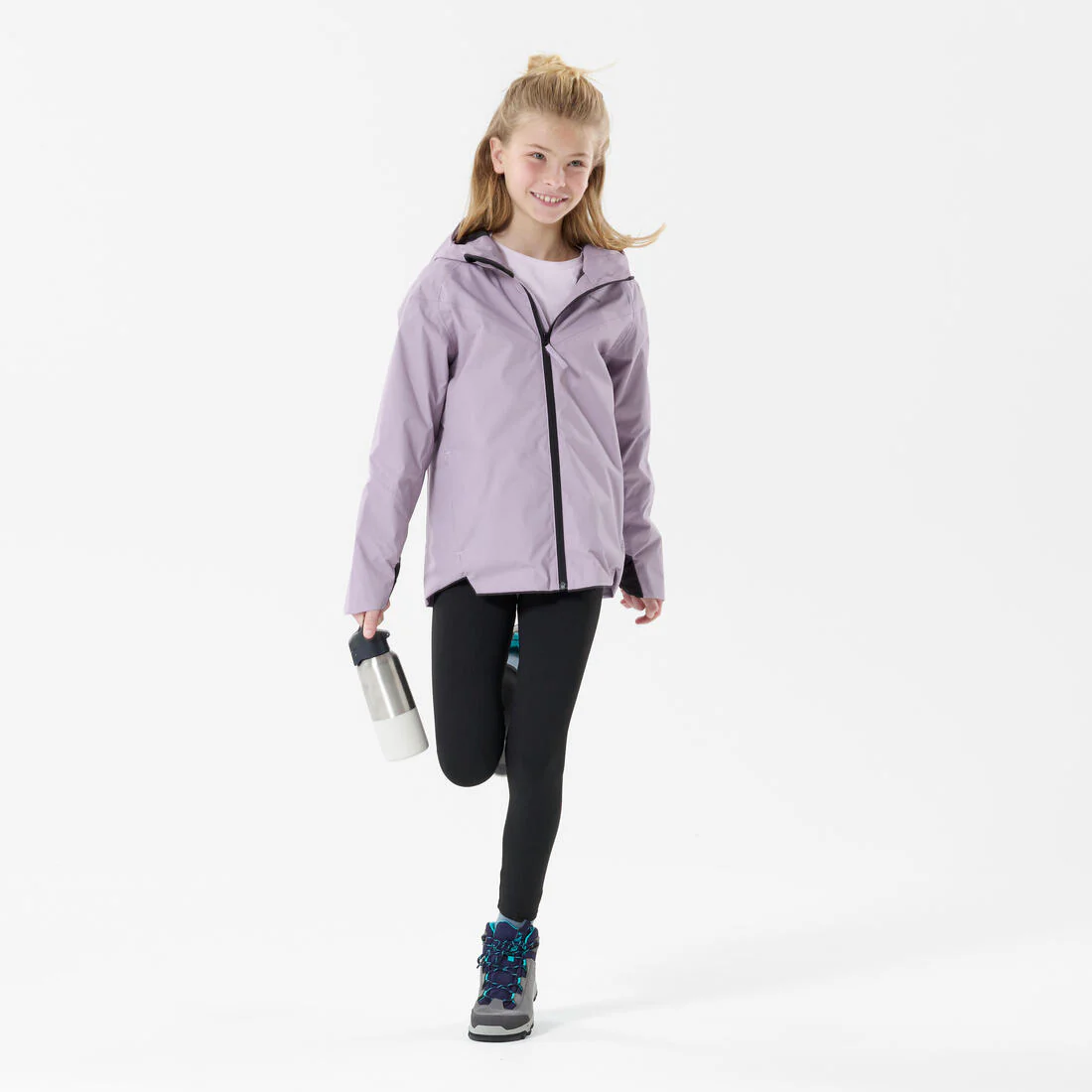Chaqueta impermeable de montaña y trekking Niños 7-15 años Quechua MH500 - Image 3