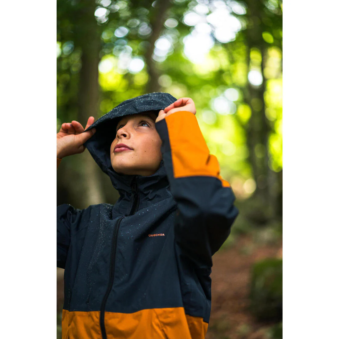Chaqueta impermeable montaña y trekking Niños 7-15 años Quechua MH500 - Image 16