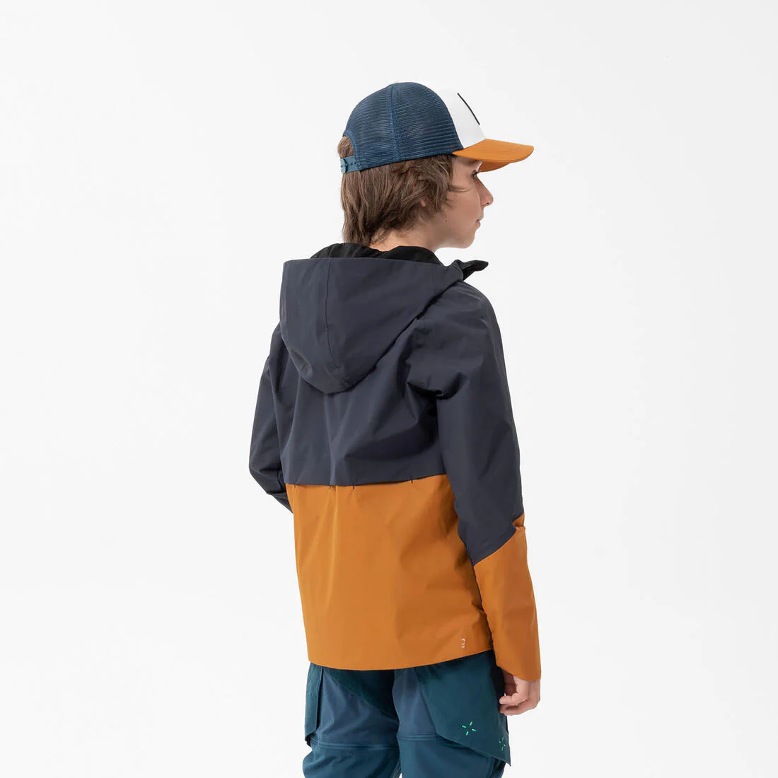 Chaqueta impermeable montaña y trekking Niños 7-15 años Quechua MH500 - Image 3