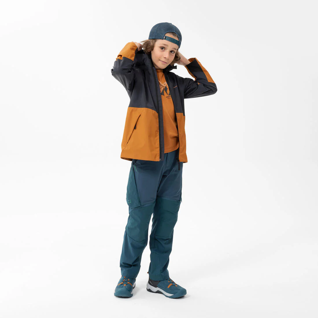 Chaqueta impermeable montaña y trekking Niños 7-15 años Quechua MH500 - Image 5