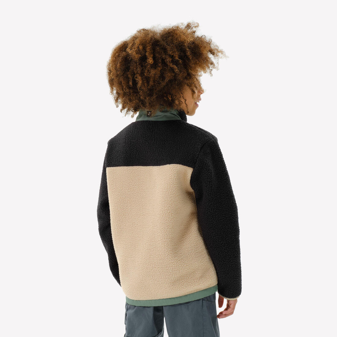 Chaqueta polar de montaña y trekking cálida Niños 7-15 años Quechua NH900 Sherpa - Image 3