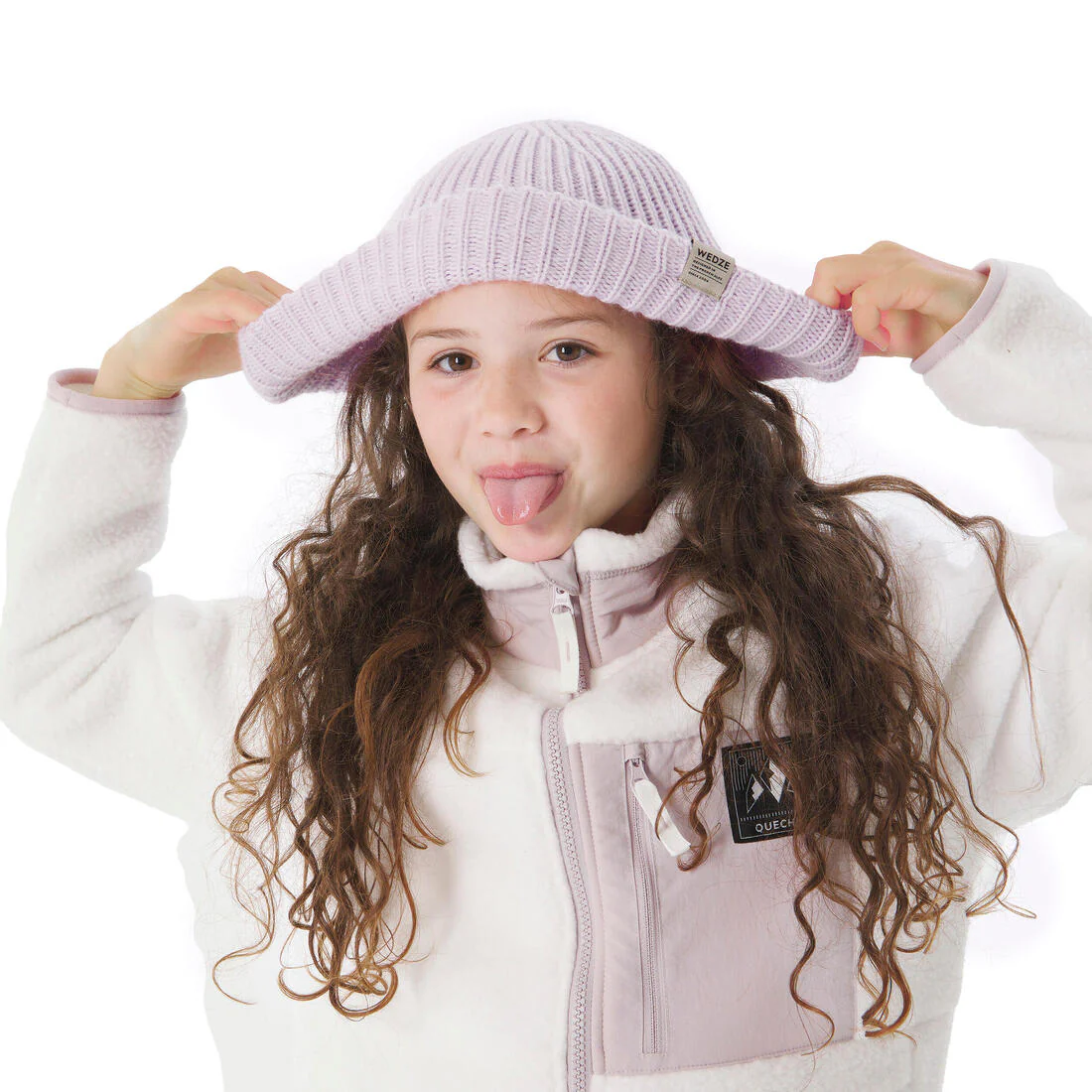Chaqueta polar de montaña y trekking cálida Niños 7-15 años Quechua NH900 Sherpa - Image 7