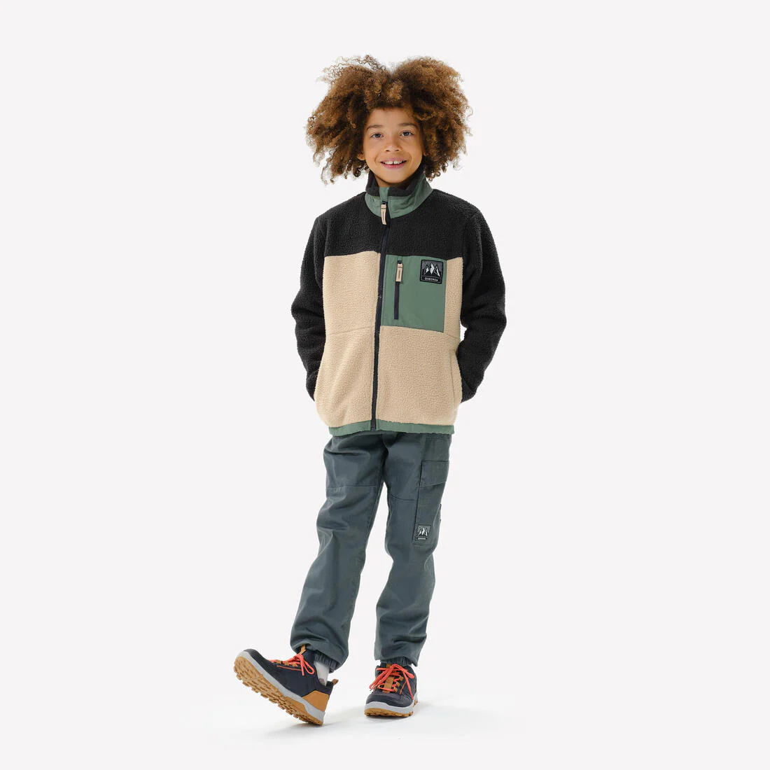 Chaqueta polar de montaña y trekking cálida Niños 7-15 años Quechua NH900 Sherpa - Image 8