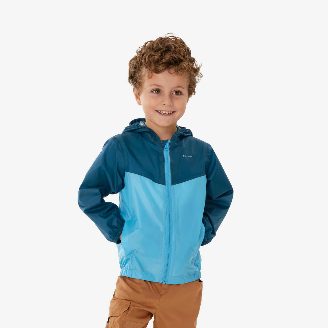 Chubasquero de montaña y trekking Niños 2-6 años Quechua MH100