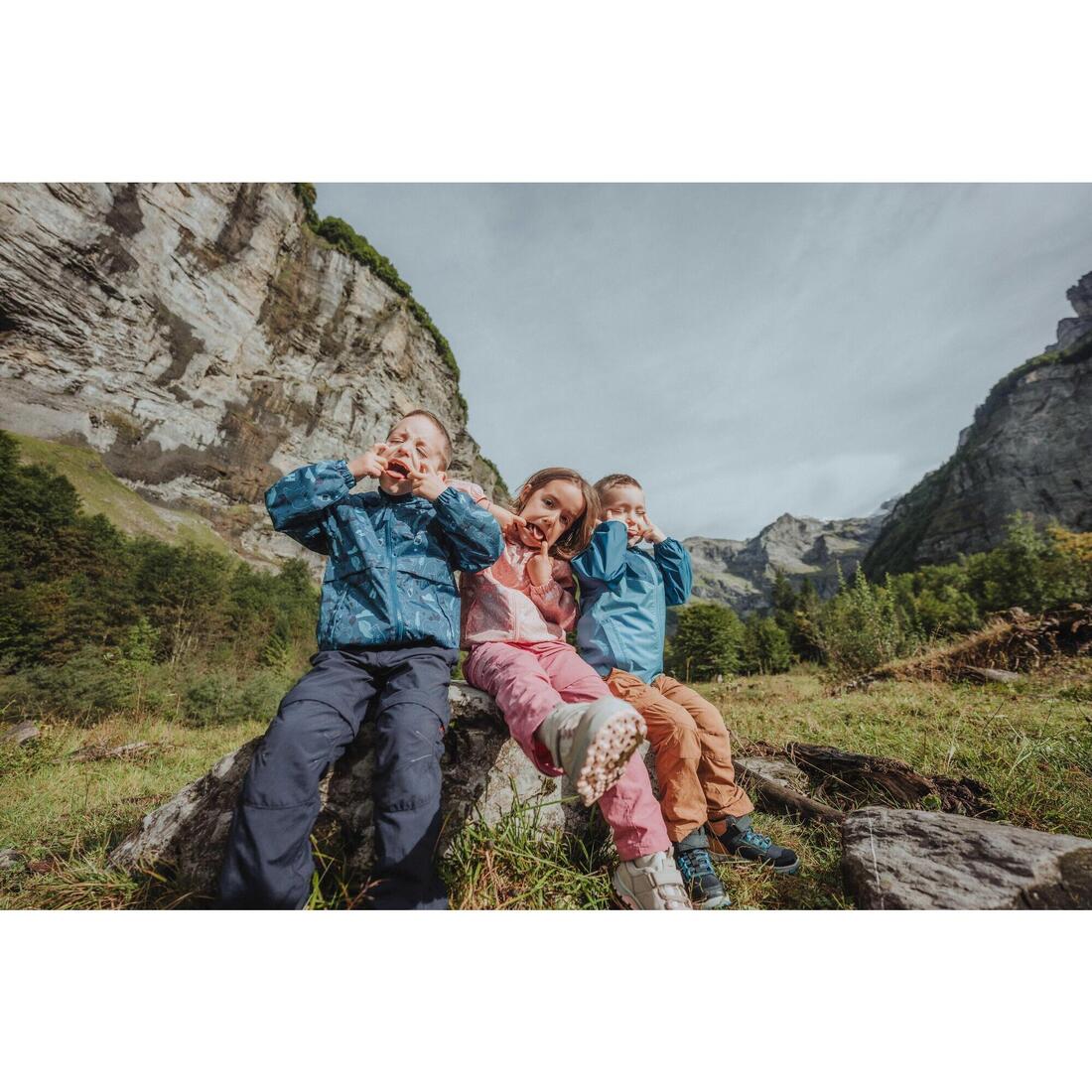 Chubasquero de montaña y trekking Niños 2-6 años Quechua MH100 - Image 12