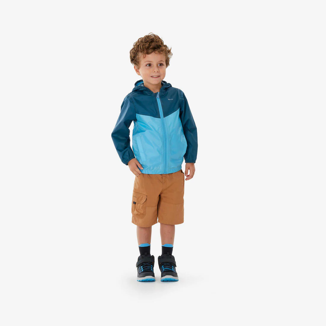 Chubasquero de montaña y trekking Niños 2-6 años Quechua MH100 - Image 3