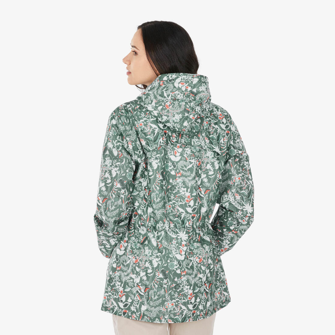 Chubasquero impermeable de montaña y trekking Mujer Quechua Raincut - Image 4