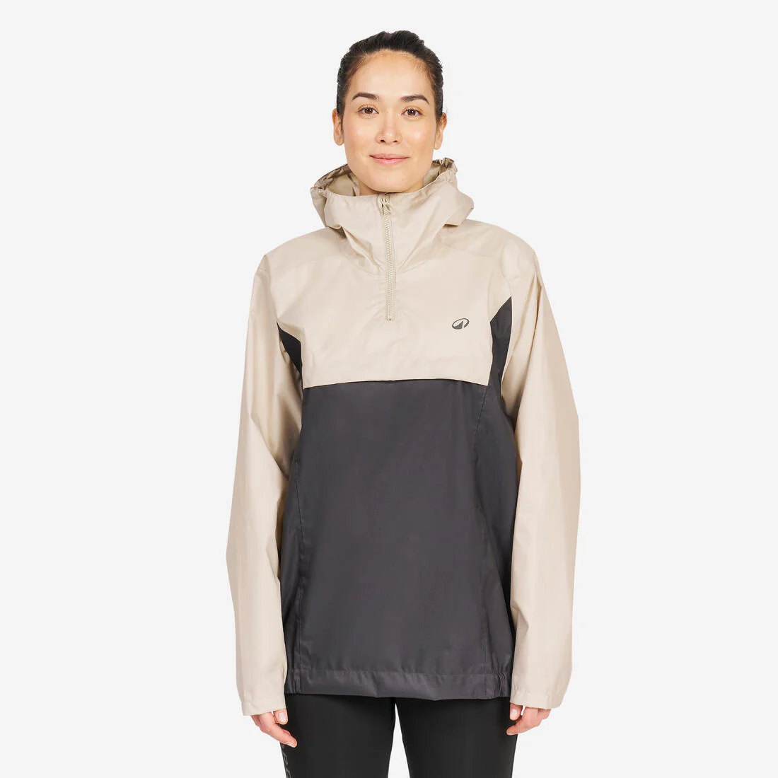 Chubasquero Unisex cortavientos Kayak 100 Beis-Gris - Image 8