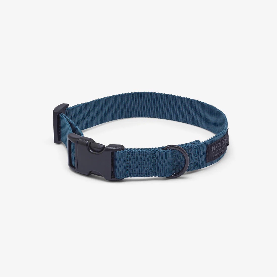 Collar Perro Solognac 100 Nailon Azul Ajustable Resistente - Image 4