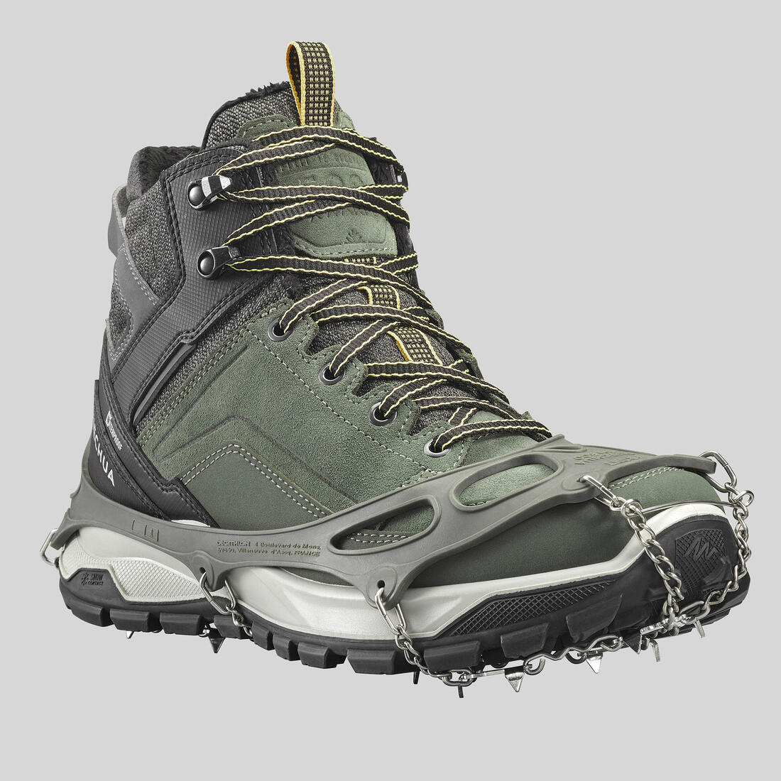 Crampones de senderismo HIKE 500 LIGHT caqui - Image 4