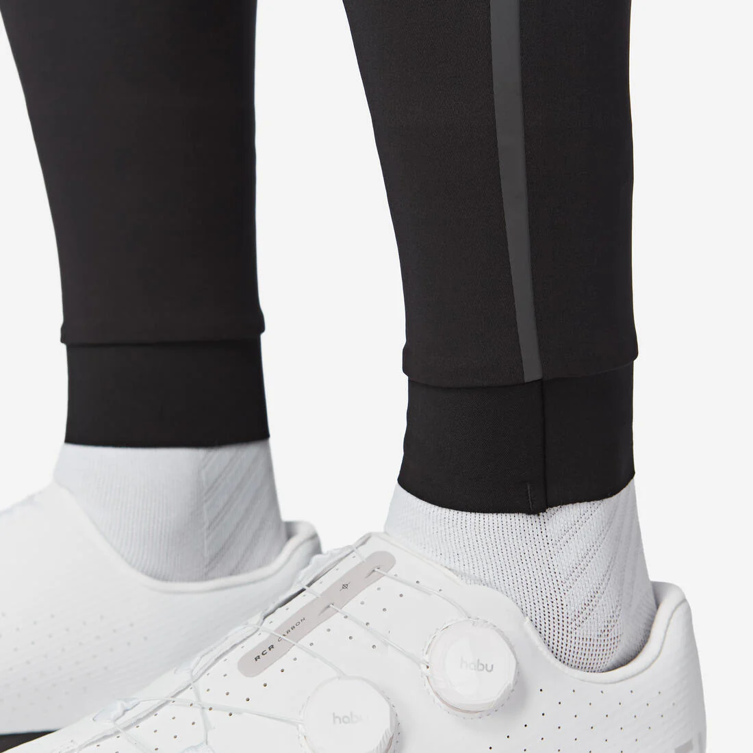 Culotte ciclismo largo entretiempo hombre Racer negro - Image 4