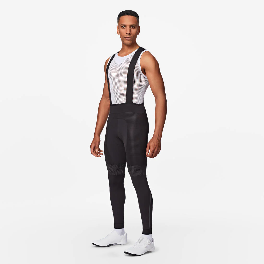 Culotte ciclismo largo entretiempo hombre Racer negro - Image 5