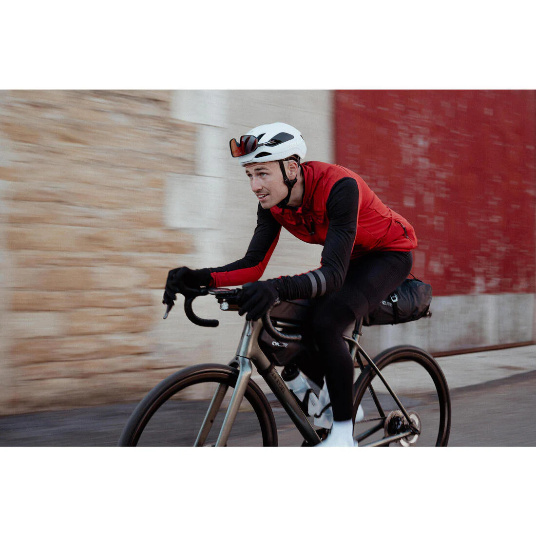 Culotte ciclismo largo entretiempo hombre Racer negro - Image 9