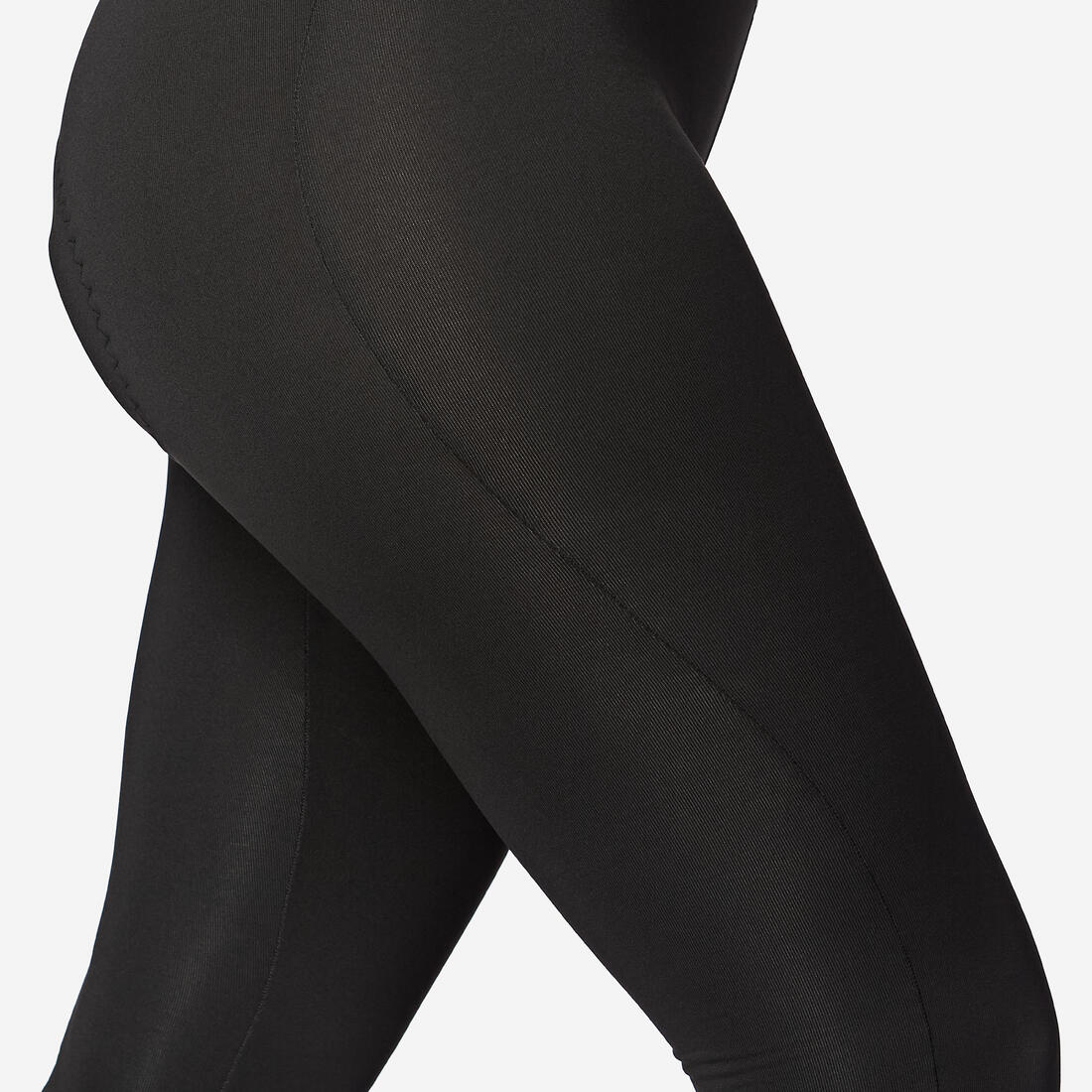 Culotte ciclismo largo sin tirantes mujer Essential negro - Image 3