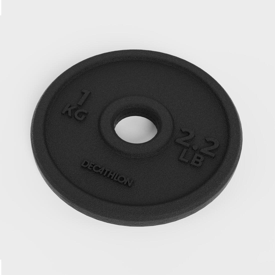 Disco Musculación 28 mm Hierro Reciclado 80 % 1 kg - Image 4