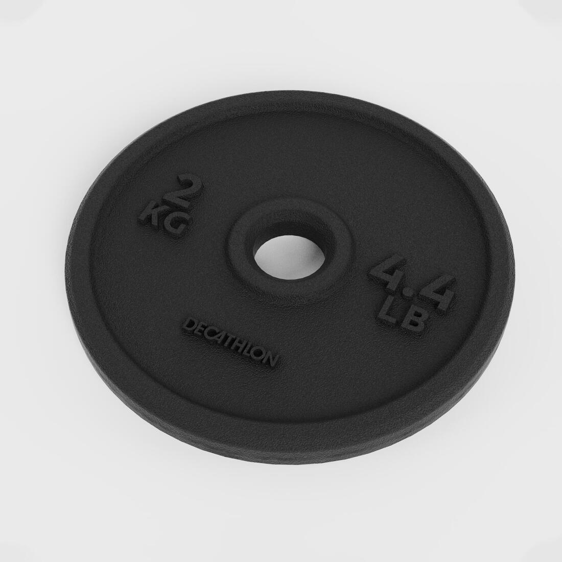 Disco Musculación 28 mm Hierro Reciclado 80 % 2 kg - Image 4