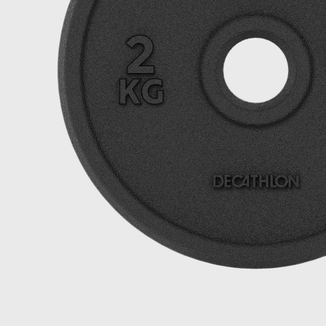 Disco Musculación 28 mm Hierro Reciclado 80 % 2 kg - Image 5