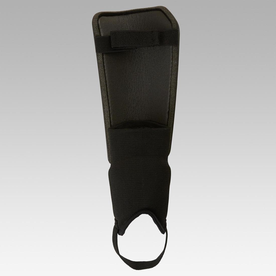 Espinilleras de fútbol Adulto Kipsta Essential 140 negro - Image 4