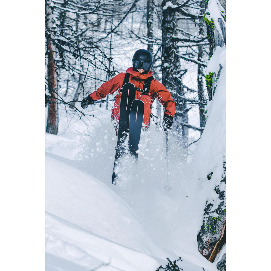 Esquís de freeride/freestyle con fijaciones Wedze Slash 100 - Image 14